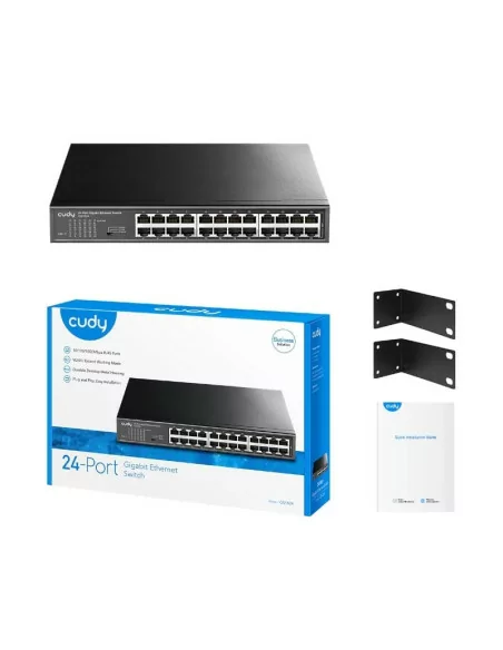 Cudy 24 Port Gigabit Unmanaged Desktop Switch | GS1024