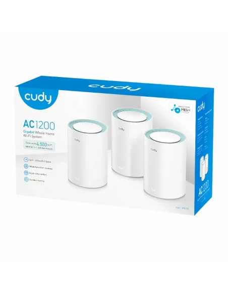 Cudy Dual Band 1200Mbps WiFi 5 Gigabit Mesh 3 Pack | M1300 (3-Pack)