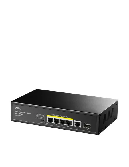 Cudy 5 Port Gigabit 4 Port PoE 120W 1SFP Switch | GS1005PTS1