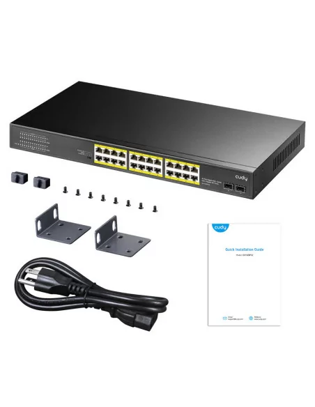 Cudy 24 Port Gigabit PoE 290W 2SFP Switch | GS1028PS2