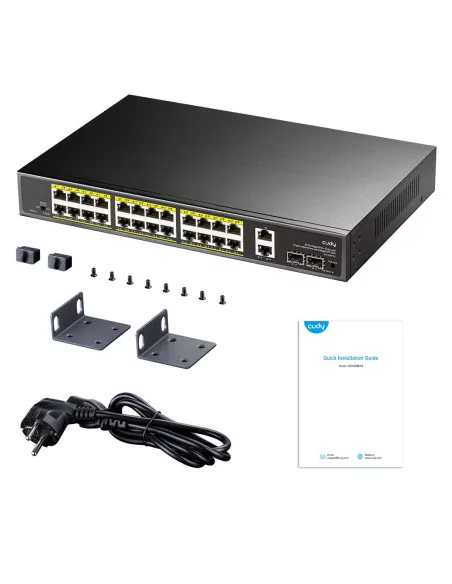 Cudy 24 Port Gigabit PoE 300W 2SFP Switch | GS1026PS2