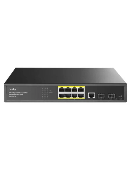 Cudy 8 Port Gigabit PoE 130W 2SFP Switch | GS2008PS2