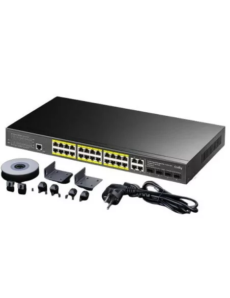 Cudy 24 Port Gigabit PoE 400W 4 Gigabit 4SFP Switch | GS2028PS4-400W