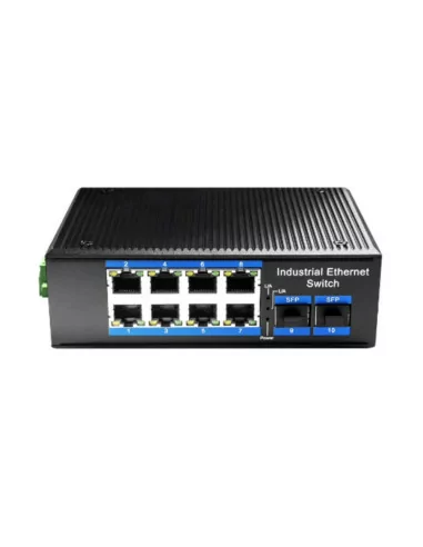 Cudy 8 Port Gigabit Industrial 2SFP Switch | IG1008S2