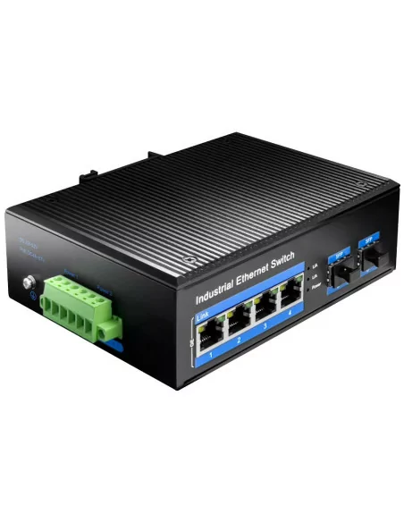 Cudy 4 Port Gigabit Industrial PoE+ 2SFP Switch | IG1004S2