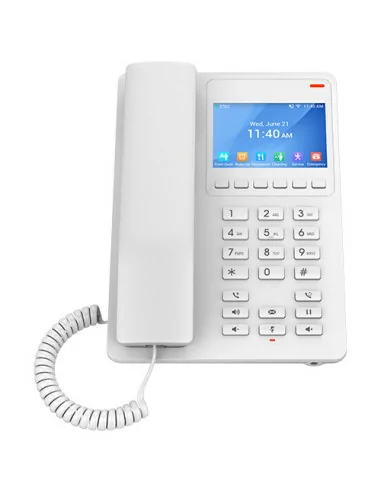 Grandstream 2 Line 3.5'' Color LCD Hotel Phone White | GHP630