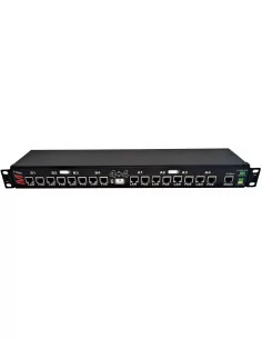 8 Channel Gigabit POE Injector with a Remote Management Ethernet Port - MiRO Distribution