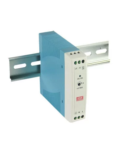 Mean Well DIN Rail Power Supply | Output 24Vdc at 1A| MDR-20-24