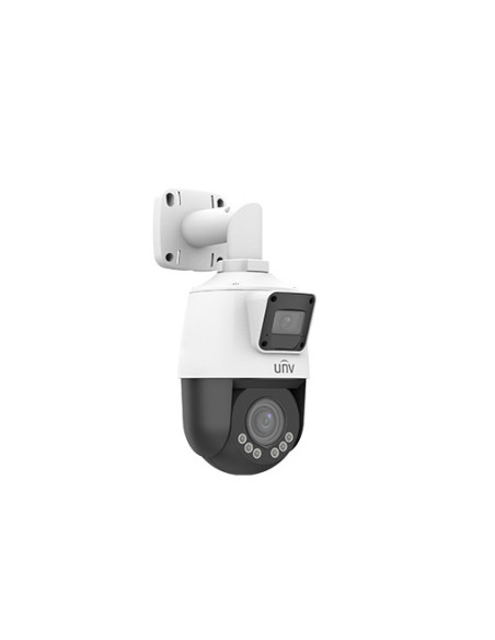 UNV - Ultra H.265 - 2 MP Outdoor LightHunter 4x Optical Zoom Dual-Lens PTZ & Bullet Combo Camera