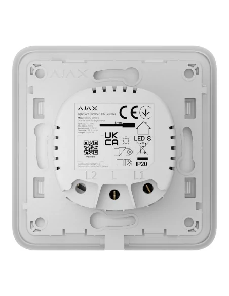 AJAX Security - Black SoloButton (Dimmer) | AJAX-SB-DIM-B