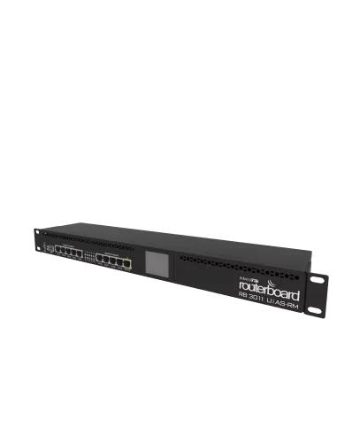 MikroTik 10 Port Gigabit 1SFP 2 Core L5 Rack-Mount Router | RB3011UiAS-RM | MiRO