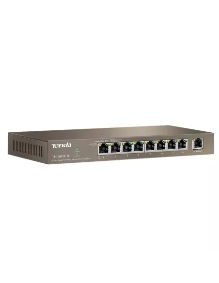 Tenda 9-Port Gigabit PoE Desktop Switch - MiRO Distribution