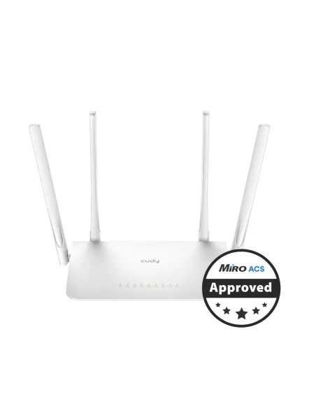 Cudy Dual Band 1200Mbps WiFi 5 Gigabit Mesh Router | WR1300