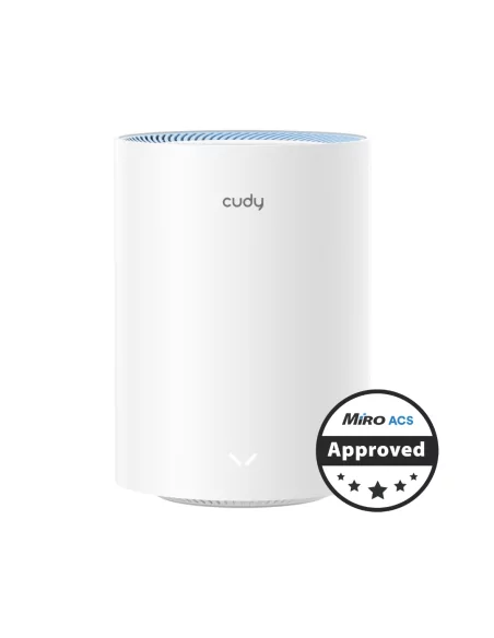 Cudy Dual Band 1200Mbps WiFi 5 Fast Ethernet Mesh Router | M1200 (1-Pack)