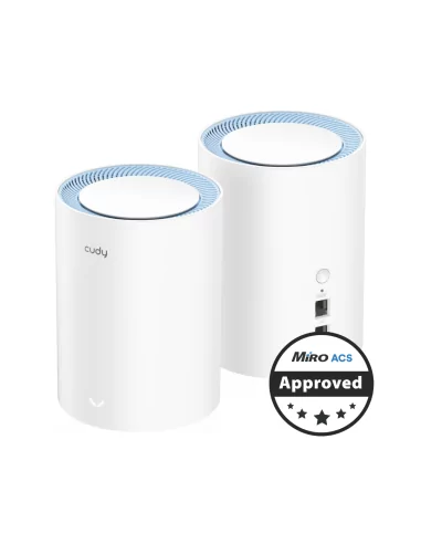 Cudy Dual Band 1200Mbps WiFi 5 Fast Ethernet Mesh 2 Pack | M1200 (2-Pack)