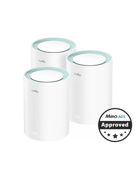 Cudy Dual Band 1200Mbps WiFi 5 Gigabit Mesh 3 Pack | M1300 (3-Pack)