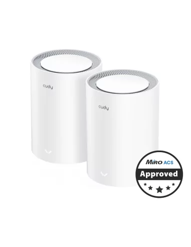 Cudy Dual Band 1800Mbps WiFi 6 Gigabit Mesh 2-Pack | M1800 (2-Pack)