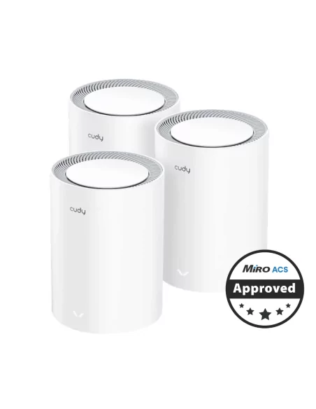 Cudy Dual Band 1800Mbps WiFi 6 Gigabit Mesh 3-Pack | M1800 (3-Pack)