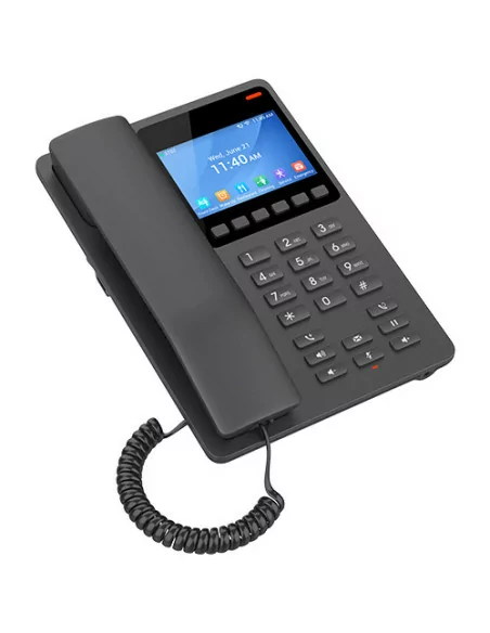 Grandstream 2 Line 3.5'' Color LCD WiFi 6 Hotel Phone Black | GHP631W