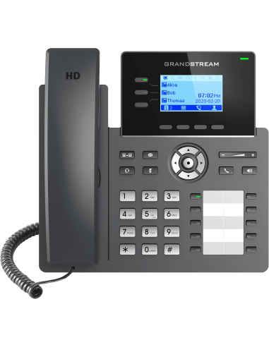 Grandstream 3-Line Gigabit Carrier Phone | GRP2604P | MiRO