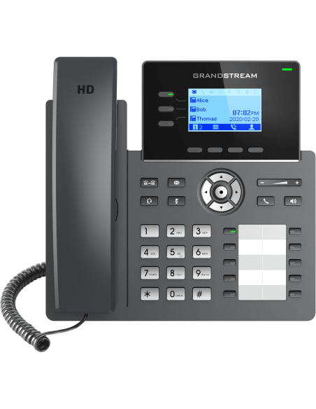 Grandstream 3-Line Gigabit Carrier Phone | GRP2604P | MiRO