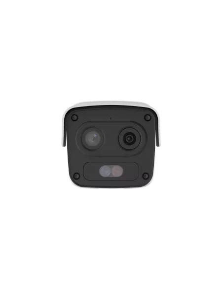 UNV - H.265 - 4MP LightHunter Dual-spectrum Thermal Network Bullet Camera -smoke, fire & Temp