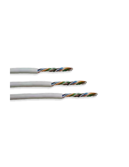 Acconet CAT5e 500m Roll Solid Copper Indoor UTP Cable Grey | CAT5-500-SC