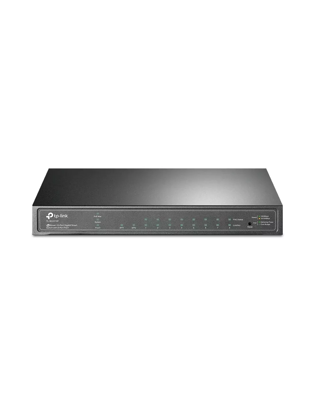 JetStream 10-Port Gigabit Smart Switch with 8-Port PoE+ | TP-SG2210P JetStream 10-Port Gigabit Smart Switch with 8-Port PoE+ | TP-SG2210P