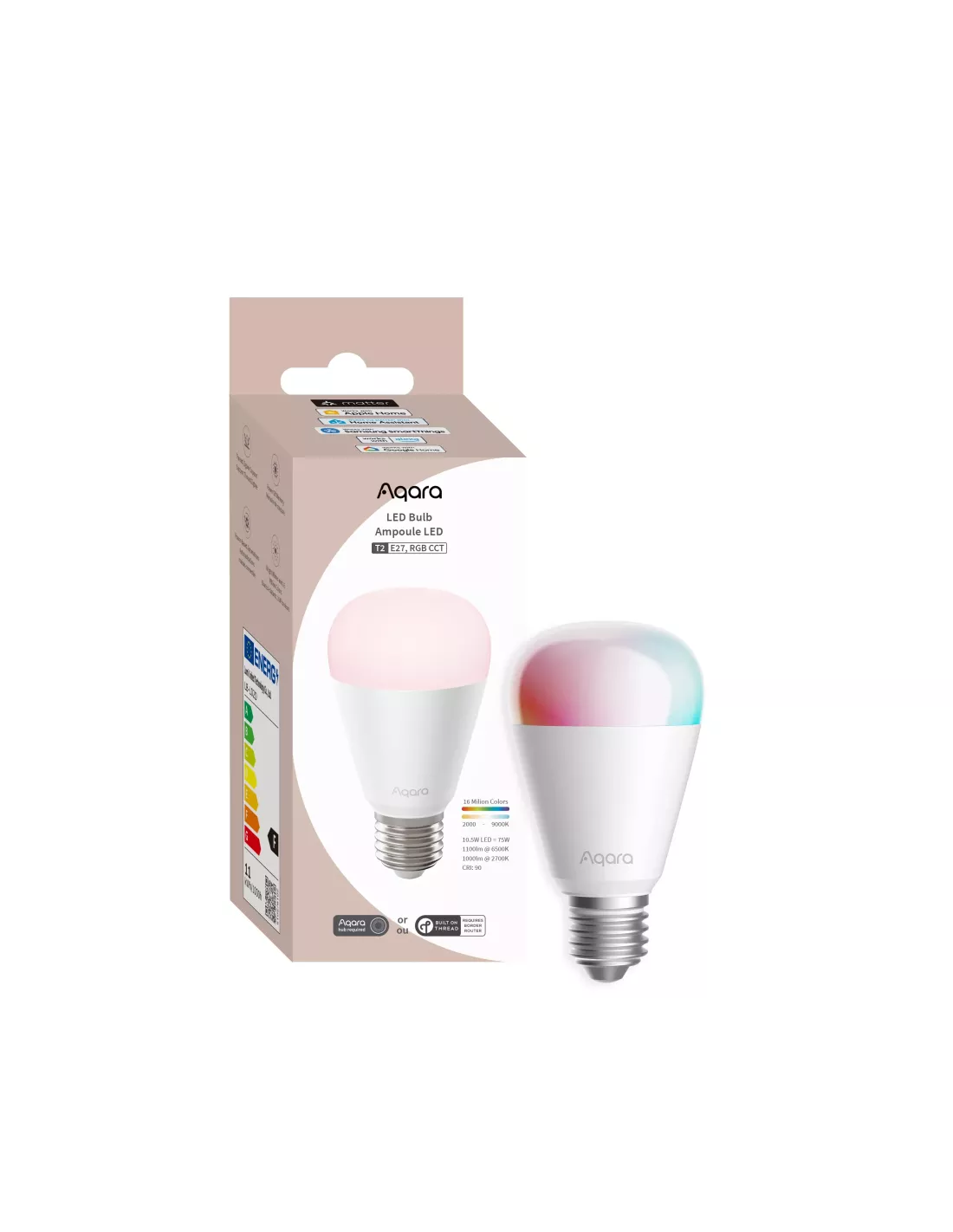 Aqara LED Bulb T2 (CCT, E27) | LB-L02D | MiRO Aqara LED Bulb T2 (CCT, E27) | LB-L02D | MiRO