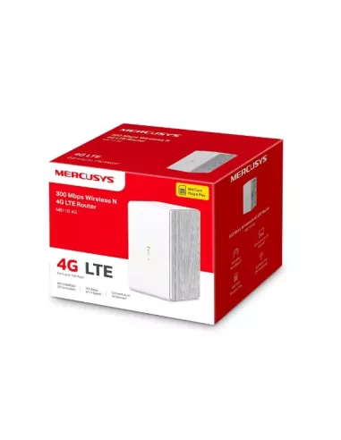 Mercusys 300 Mbps Wireless N 4G LTE Router | MB110-4G Mercusys 300 Mbps Wireless N 4G LTE Router | MB110-4G