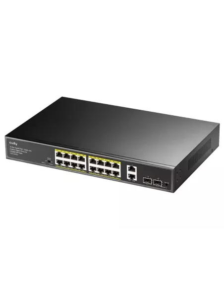 Cudy 16 Port Gigabit, PoE 180W, 2SFP Switch | GS1018PS2