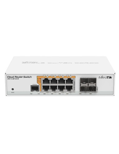 MikroTik Cloud Router Switch 8 Port PoE 4SFP | CRS112-8P-4S-IN