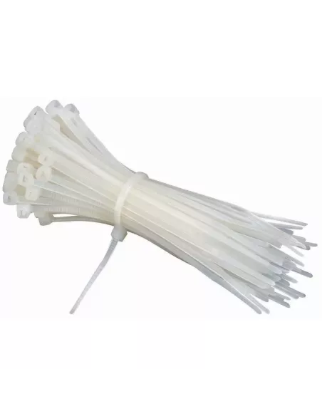 Acconet 50 Pack White 370x4.8mm Cable Tie | AC-CT-370x48-W | MiRO