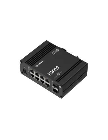 Teltonika Industrial 8 port Gigabit Switch | TSW210 Teltonika Industrial 8 port Gigabit Switch | TSW210