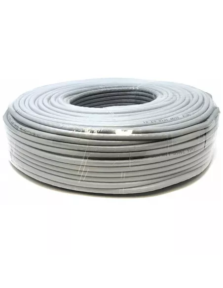 Acconet 100m, CCA, SF/UTP CAT5e Cable, Foil, Braiding, Grey Pul lBox (Indoor Use)