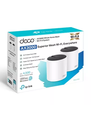 TP-Link Deco AX3000 Whole Home Mesh Wi-Fi 6 System (2 Pack) TP-Link Deco AX3000 Whole Home Mesh Wi-Fi 6 System (2 Pack)