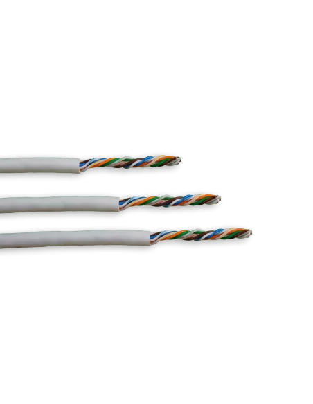 Acconet CAT5e 305m PullBox CCA Indoor UTP Cable White | CAT5-305