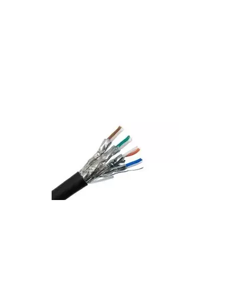 Essential CAT6 UV Outdoor Ethernet Cable 305m Black Solid Copper SF/TP Pull Box | CAT6U-305-SC-GEN