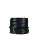 Acconet CAT6 UV Outdoor Ethernet Cable 305m Black Solid Core SF/TP Pull Box | CAT6U-305-SC