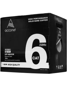Acconet CAT6 100m Pull box Solid Copper Indoor Cable | CAT6-100-SC 2
