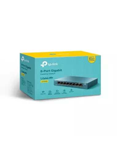TP-Link 8-Port 10/100/1000Mbps Desktop Network Switch | TL-SG108 TP-Link 8-Port 10/100/1000Mbps Desktop Network Switch | TL-SG108