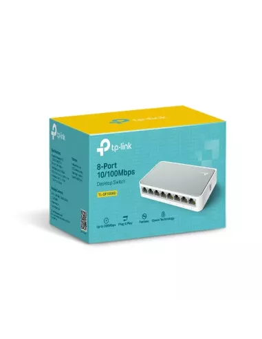 TP-Link 8-Port 10/100Mbps mini Desktop Switch | TL-SF1008D TP-Link 8-Port 10/100Mbps mini Desktop Switch | TL-SF1008D