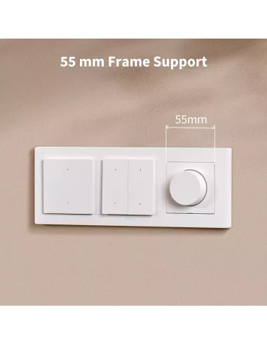 Aqara Dimmer Switch H2 EU 2 White | AQ-CTRL-DIM-SW-WALL-W | MiRO Aqara Dimmer Switch H2 EU 2 White | AQ-CTRL-DIM-SW-WALL-W | MiRO