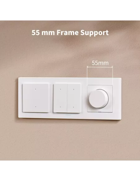 Aqara Dimmer Switch H2 EU 2 White | AQ-CTRL-DIM-SW-WALL-W | MiRO