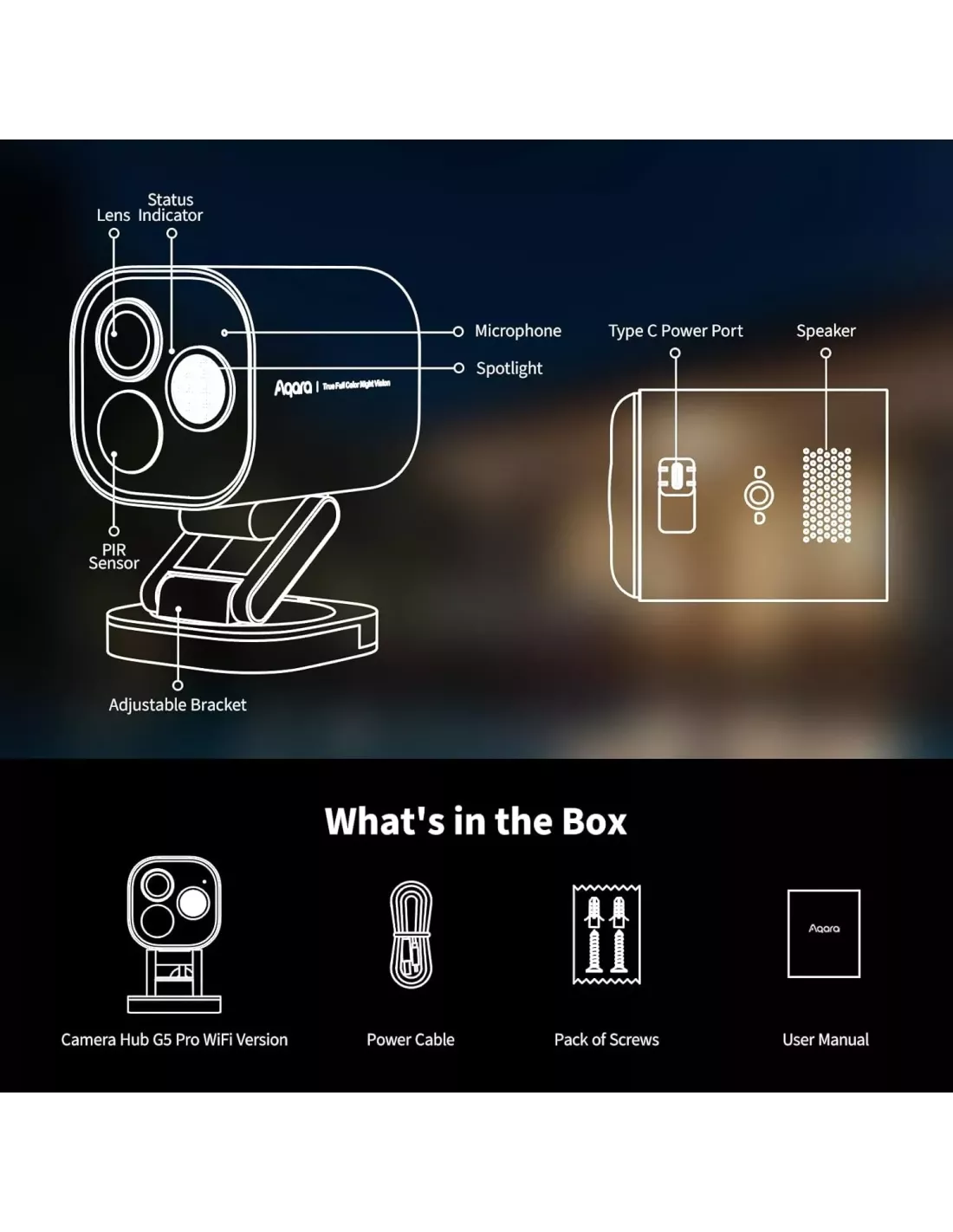 Aqara Camera Hub G5 Pro (WiFi, White) | CH-C07D-WHITE | MiRO Aqara Camera Hub G5 Pro (WiFi, White) | CH-C07D-WHITE | MiRO