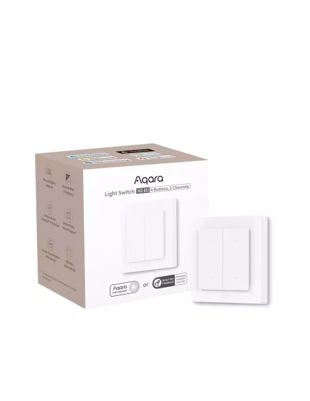 Aqara Light Switch H2 EU 4 Buttons | AQ-CTRL-SW4-WALL | MiRO