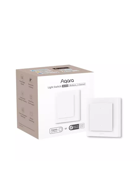Aqara Light Switch H2 EU 2 Buttons | AQ-CTRL-SW2-WALL | MiRO