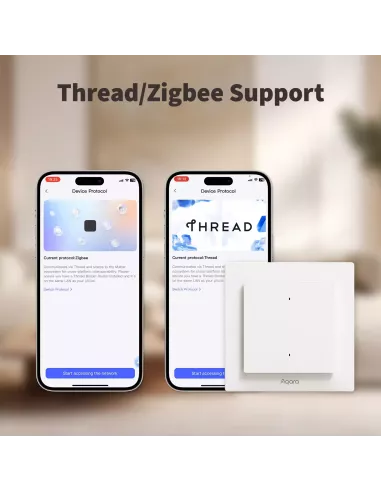 Aqara Light Switch H2 EU 2 Buttons | AQ-CTRL-SW2-WALL | MiRO Aqara Light Switch H2 EU 2 Buttons | AQ-CTRL-SW2-WALL | MiRO