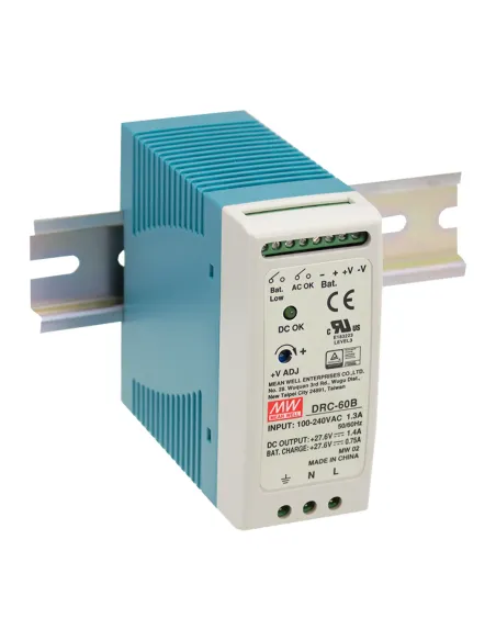 Mean Well - 60W SINGLE OUTPUT WITH BAT/CHARG, UPS