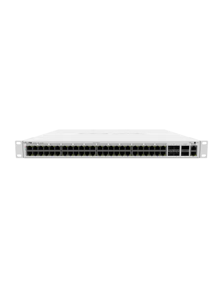 MikroTik CRS354-48P-4S+2Q+RM - 750W, 48 POE 1Gb, 4X SFP+, 2X QSFP+